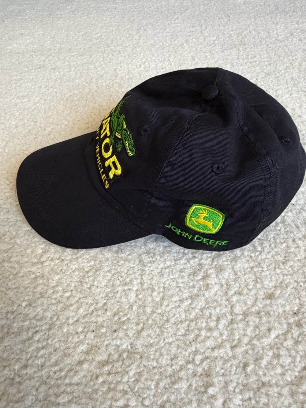 Gator Utility Vehicles Black Baseball Cap Hat John Deere - Picture 2 of 2